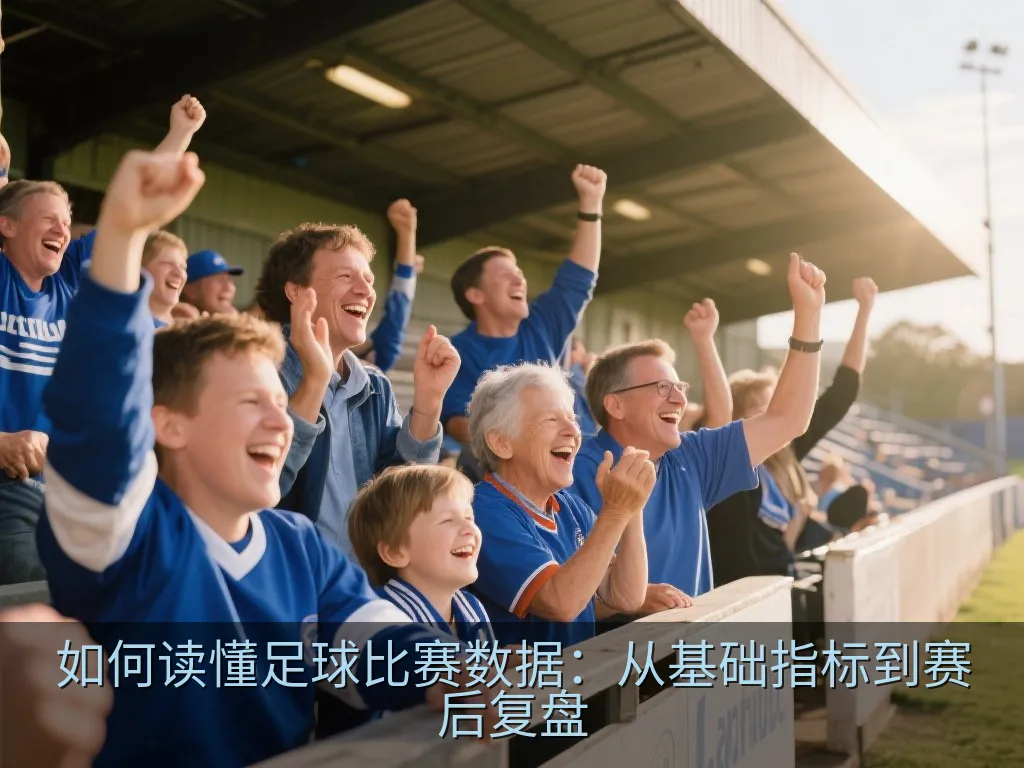 桌面上的足球比赛统计表、时间线图表和复盘笔记