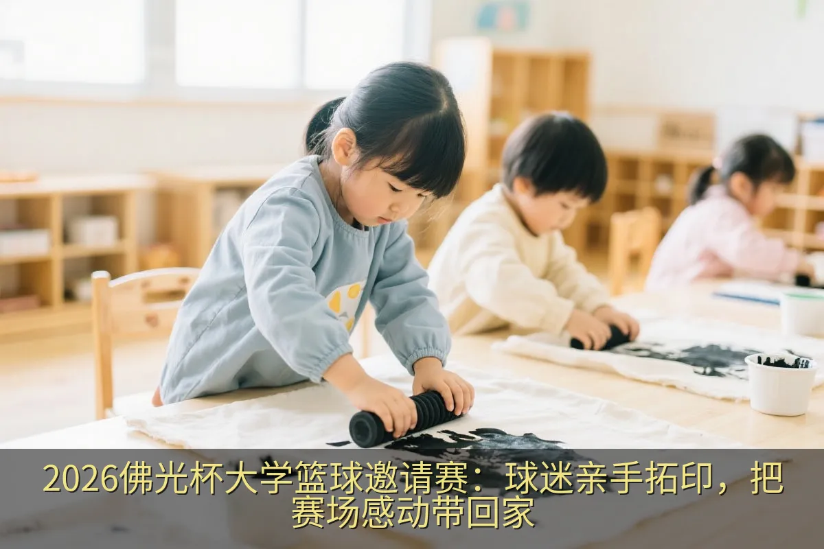 2026佛光杯大学篮球邀请赛：球迷亲手拓印，把赛场感动带回家